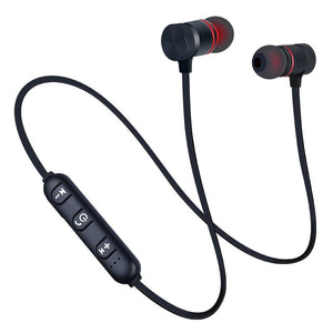 XT6 5.0 Bluetooth Earphone Sports Neckband Magnetic Wireless Stereo Earbuds Music Metal Headphones With