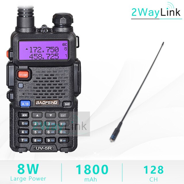 Upgrade 8W Baofeng UV-5R 8W Walkie Talkie 10 km uv5r walkie-talkie hunting Ham Radio 10KM Baofeng UV-9R UV-82 UV-8HX UV-XR uv 5r